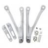 HONDA CBR 1000 RR 08 09 10 11 12 13 14 KIT ESTRIBERA TRASERAS DERECHA + IZQUIERDA