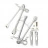 SUZUKI GSX-R 1000 09 10 KIT ESTRIBERA TRASERAS DERECHA + IZQUIERDA
