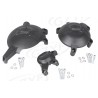 Juego protectores tapas motor Kawasaki Er650 N/F 06 07 08 09 10 11 12 13 14 15 16