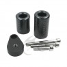 TOPES PROTECTORES ANTICAIDA KAWASAKI ZX 6 R 07 08 LOOK CARBON