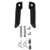 Reposapies delanteros negros Suzuki GSX-R 600 750 1000